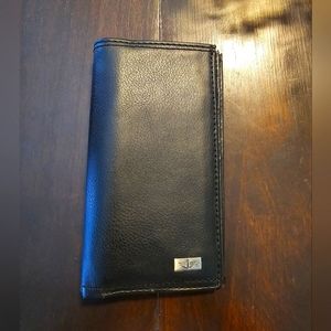 DOCKERS MENS/WOMEN'S CHECKBOOK STYLE LEATHER WALLET